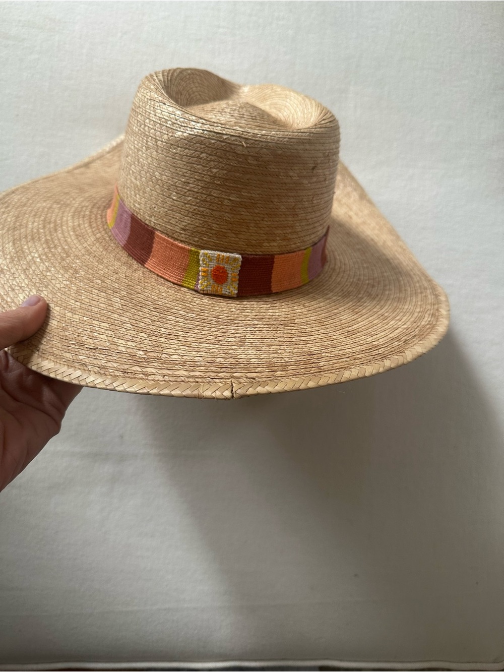Sunshine Tienda Julia Palm Panama Hat - Picture 3 of 7